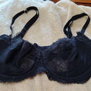 Elegant Black Lace Bra